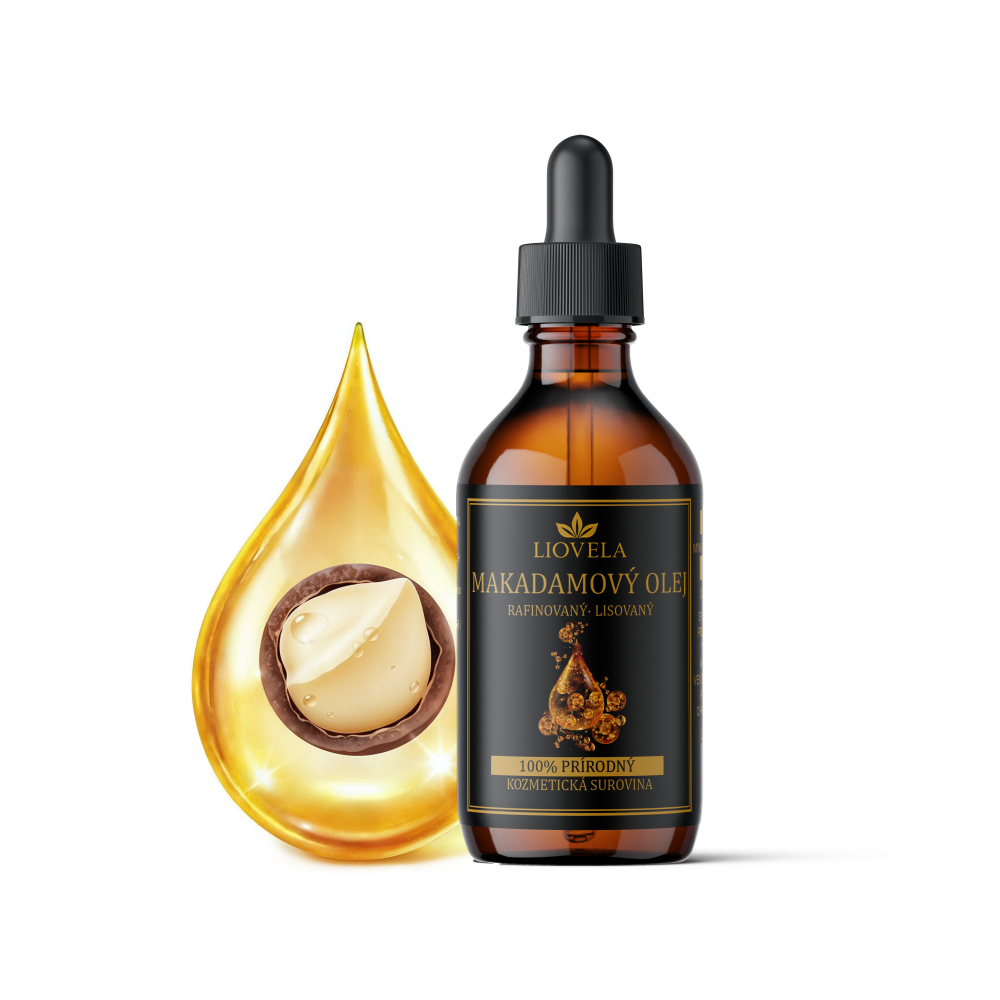 Olej Makadamia Rafinowany Tłoczony – 100% Naturalny | Liovela