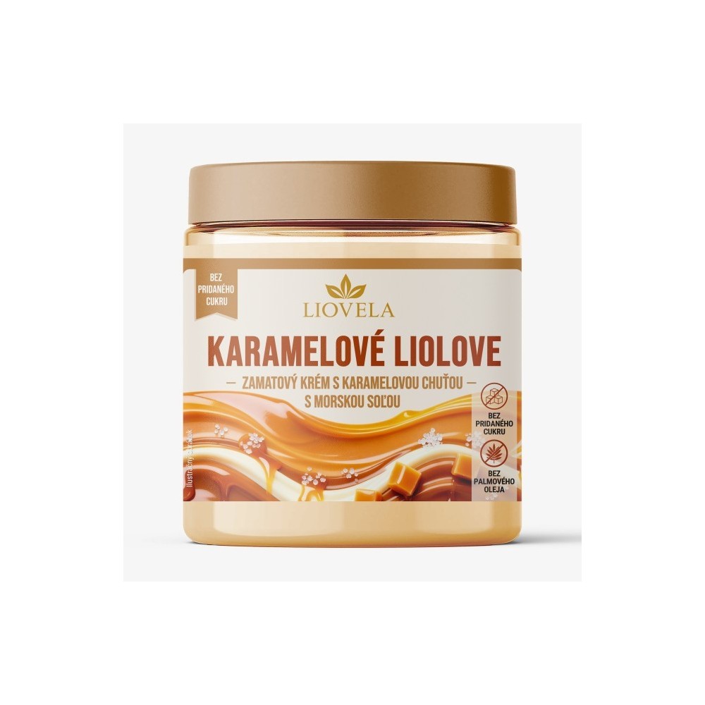 Karamellcreme Meersalz Ohne Zucker KETO 300g | LIOVELA